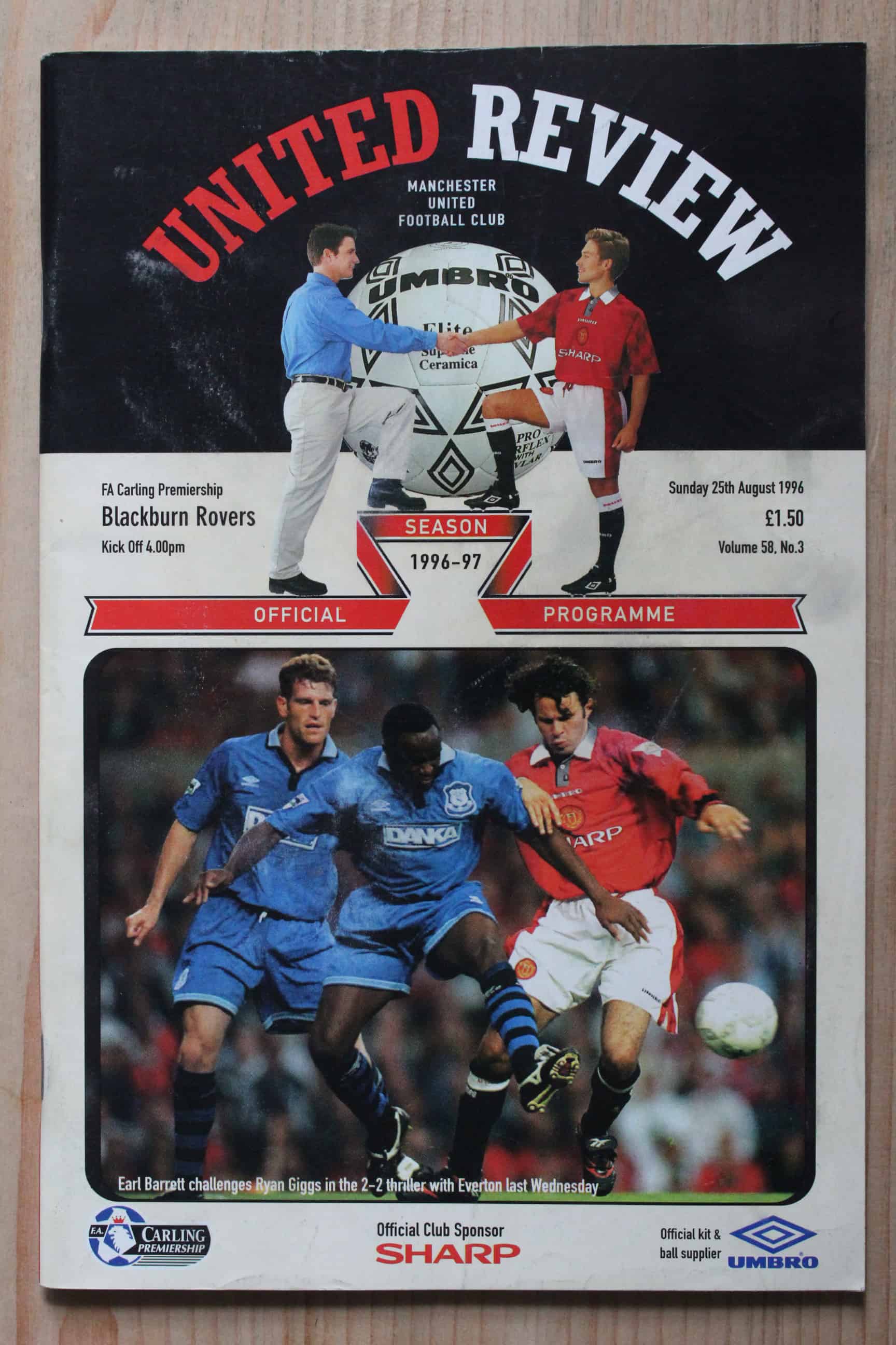 Manchester United FC v Blackburn Rovers FC